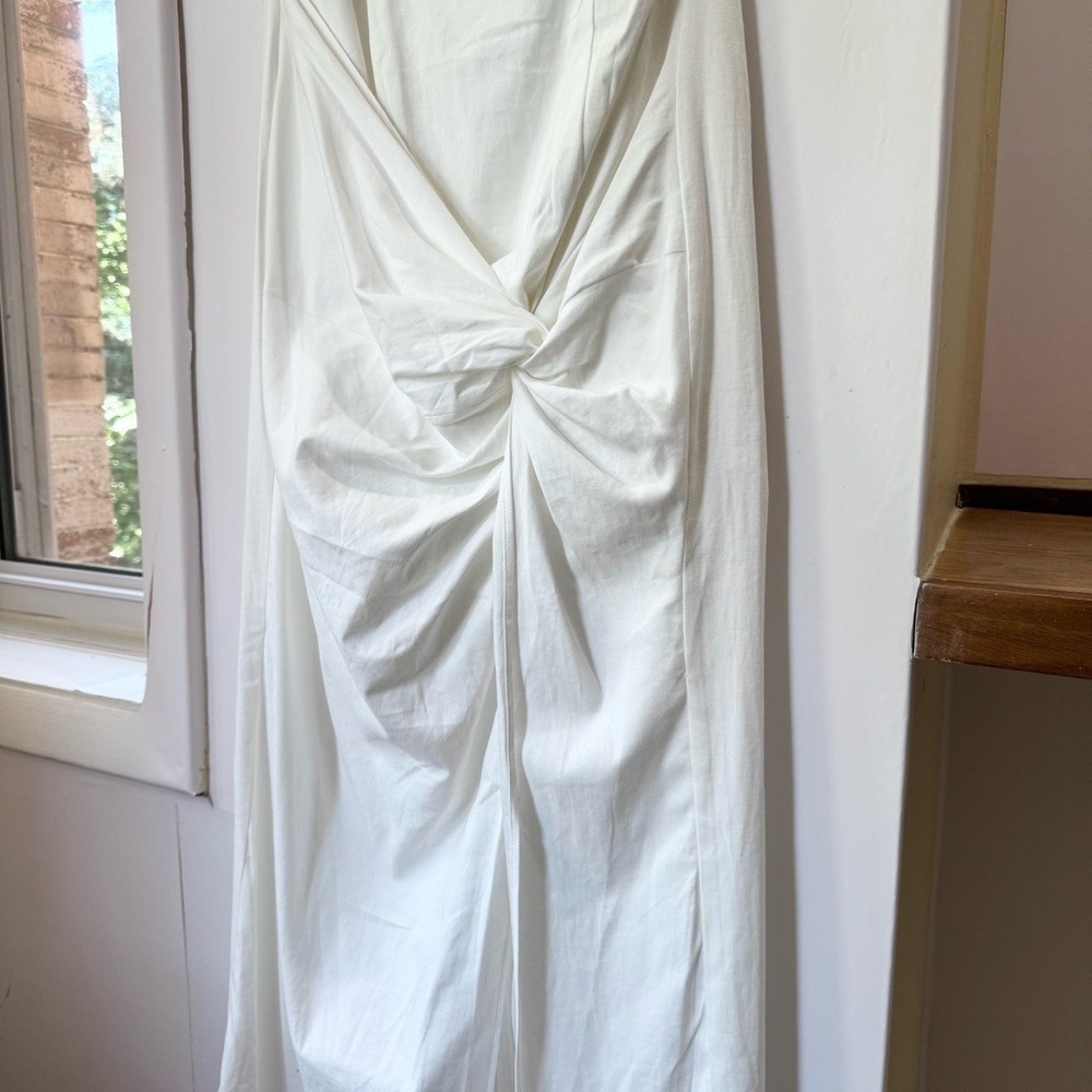 NWT Reformation Kynzie Dress Midi Strapless White 6 - Picture 11 of 15